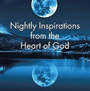 It is a book of poetry. There is a picture of the moon and water.